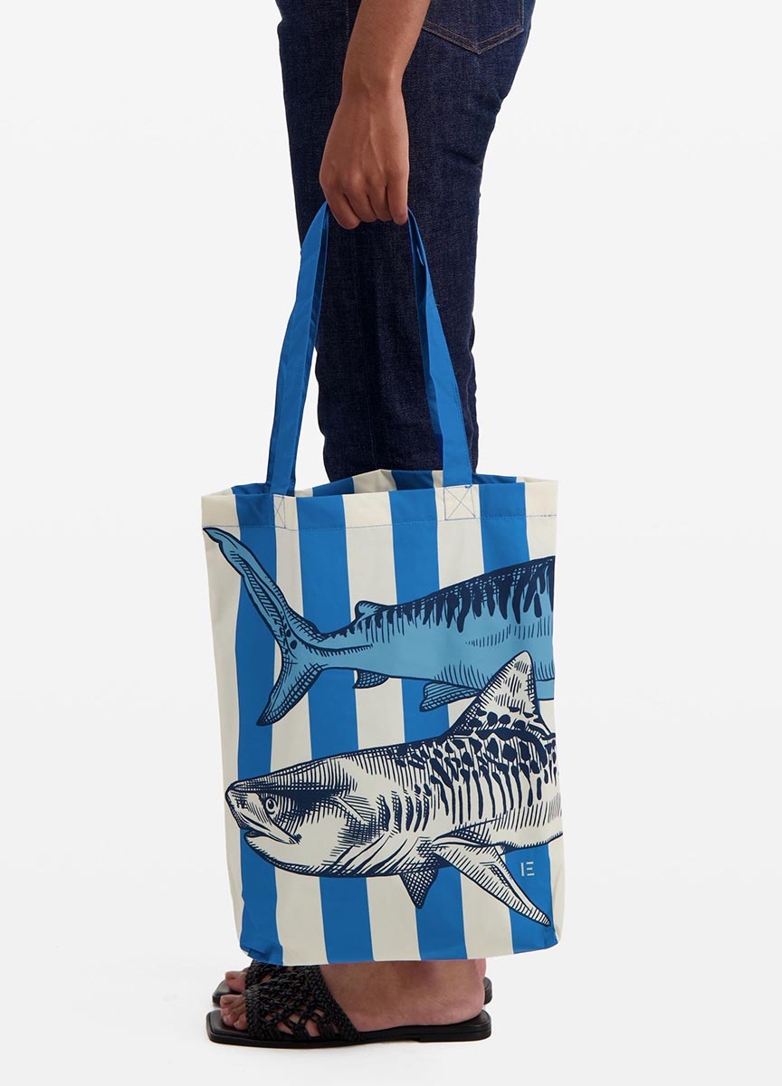 輕便環保購物袋-鯊魚